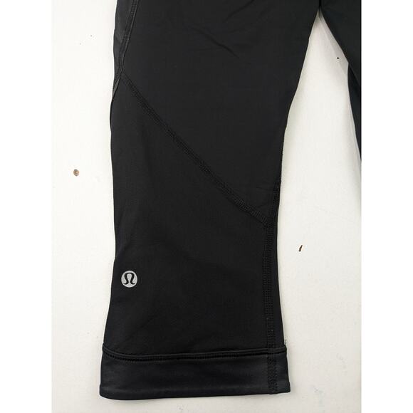 Lululemon Run Chase Me Ii Women's Black Capri Leggings - 6 - Picture 5 of 7